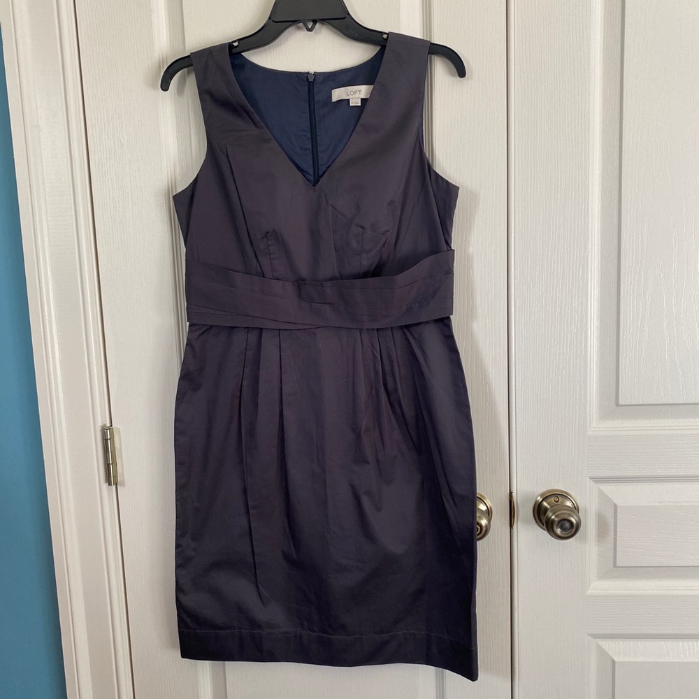 Loft Sleeveless cotton dress